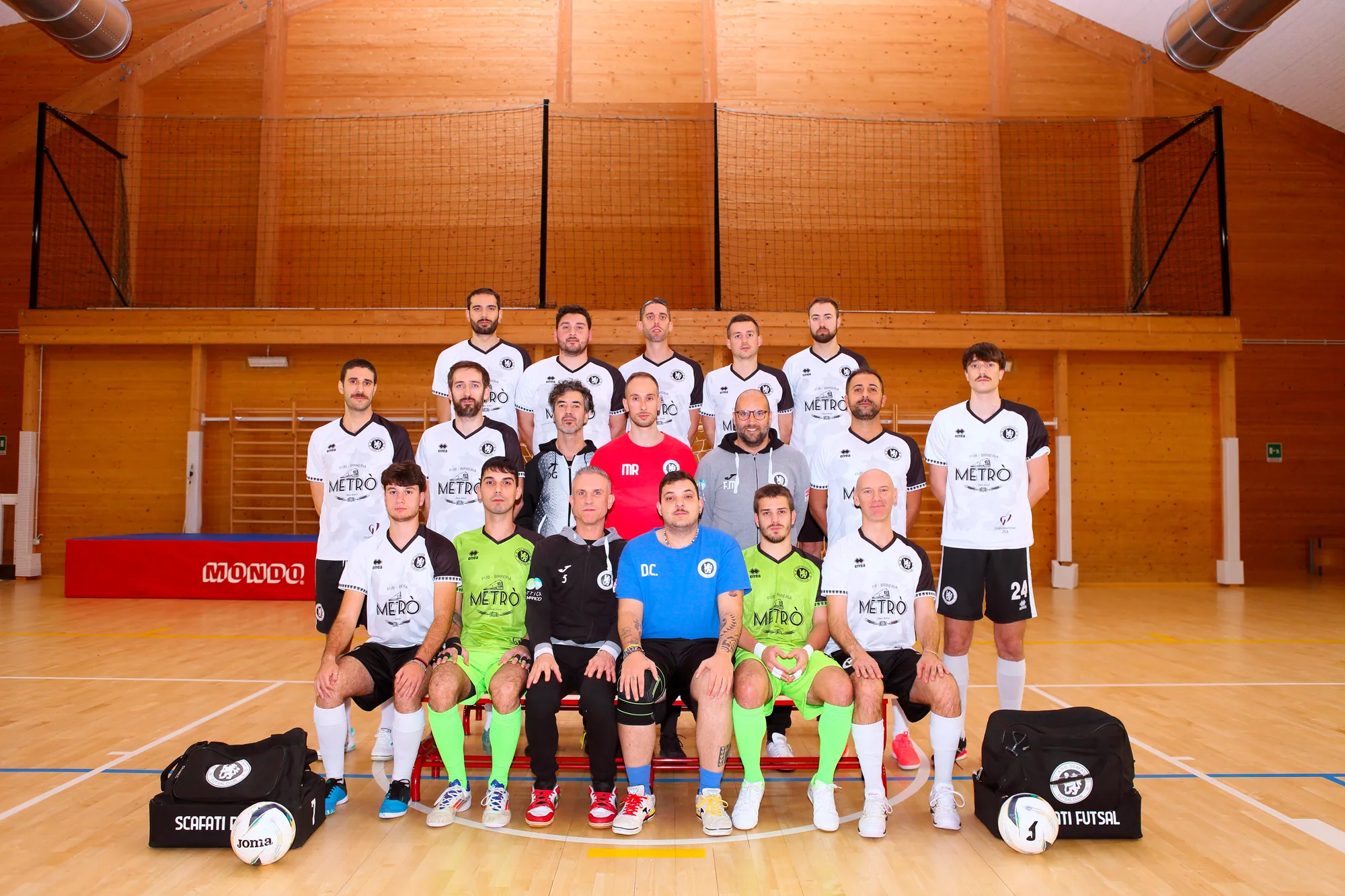 Foto ufficiale di squadra — Scafati Futsal Club, stagione 2025-26